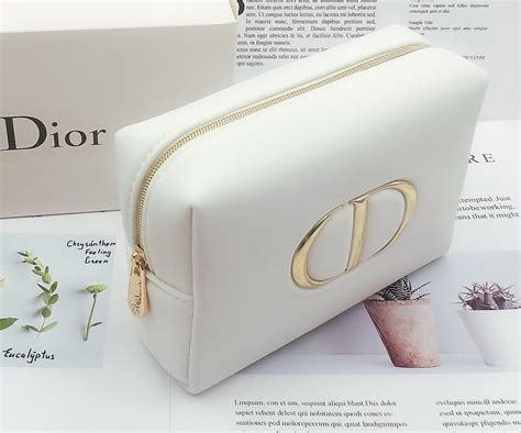 blue dior makeup bag